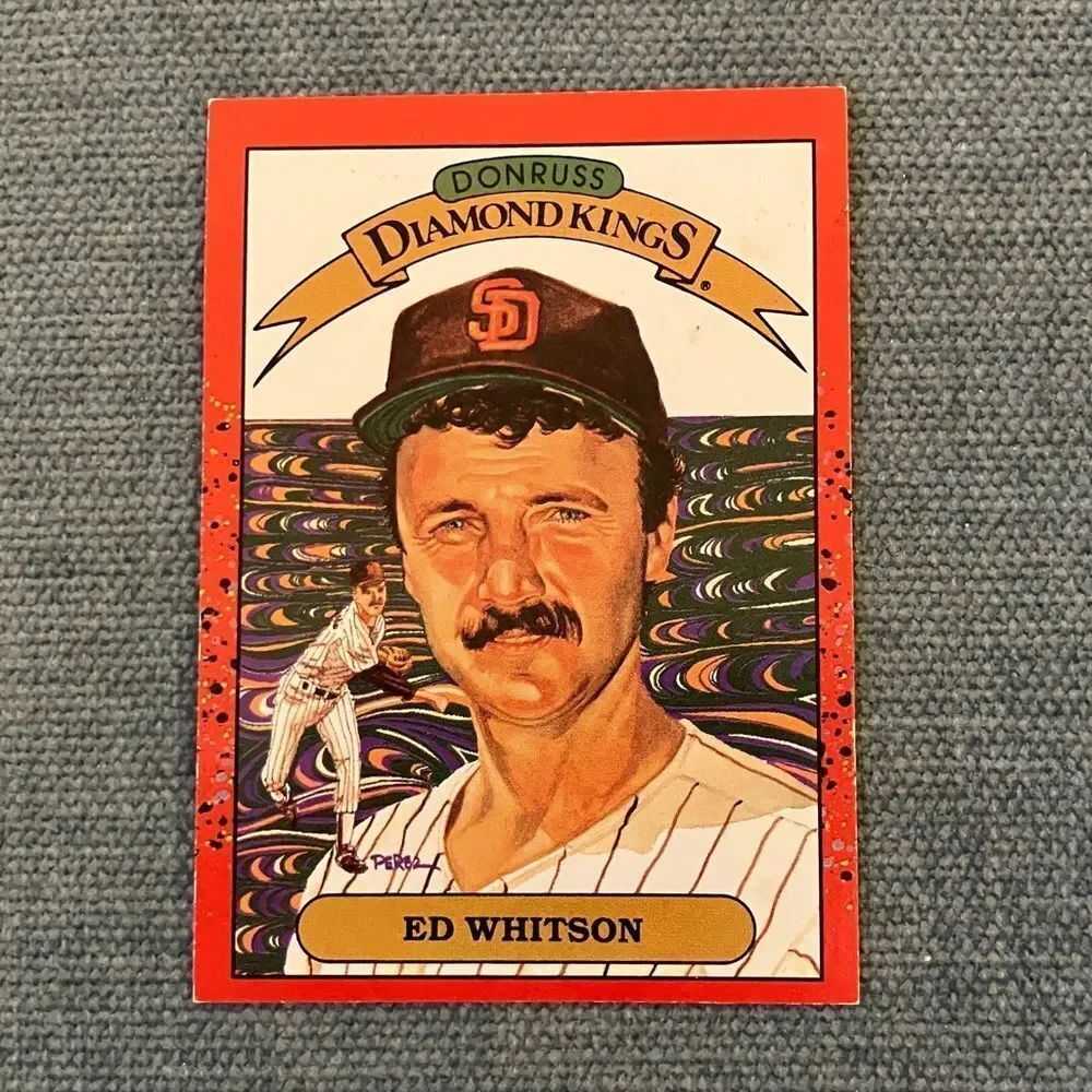 1990 Donruss Diamond Kings San Diego Padres Baseball Card Trading Card